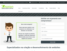 Tablet Screenshot of isoton.com.br